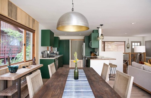 Kernville House | Big View House on Kern River Private Waterfront Retreat Fireplace Dog OK