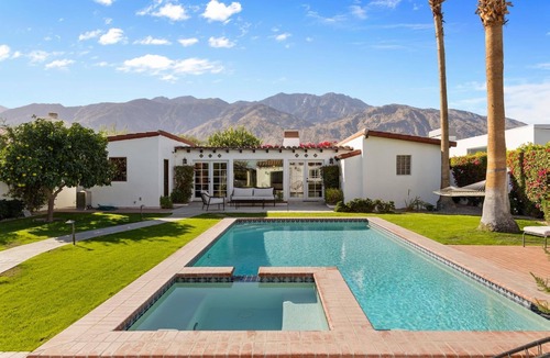 Araby Commons House | Book a Fall Getaway Today! Modern Palm Springs Home with Pool and Hot Tub!