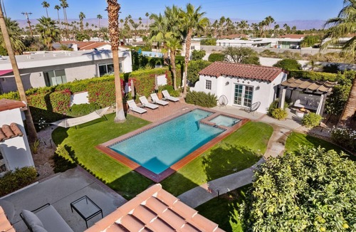Araby Commons House | Book a Fall Getaway Today! Modern Palm Springs Home with Pool and Hot Tub!