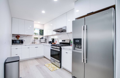 Mayflower Village House | Brand New 2BR Home with Backyard Lounge & Free Parking