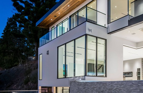 Bel Air House | Brand new modern masterpiece in Bel Air with exceptional ocean and city views!
