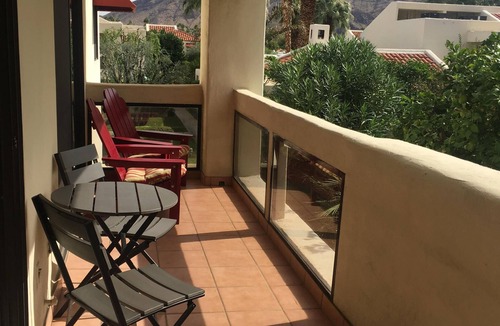 Canyon Corridor Condo | Breathtaking mountain views from this very private, updated Mid Century condo!