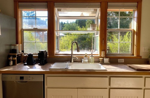 Volcano House | Bright 2BR in Charming Gold Rush Town w/Cozy Fireplace & Tree Views