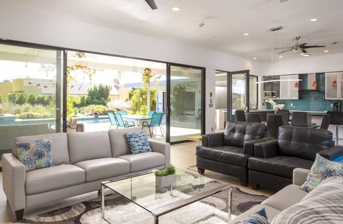 Palm Springs House | Casa Azul - Walled & Gated Compound - 4 King Bedrooms/4 Baths