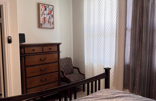 Cypress House | Charming bedroom with private bathroom in Cypress, California with AC, Internet