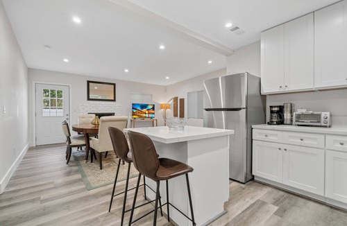 Whittier House | Cheerful 4-bedroom house in nice Whittier with indoor fire place