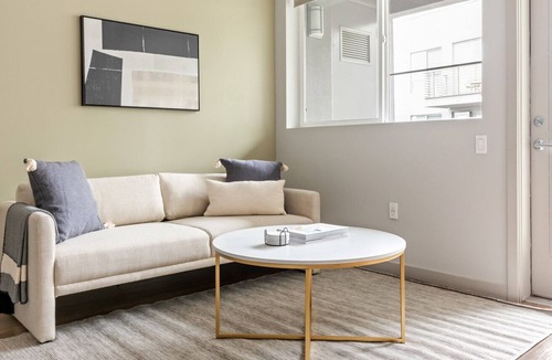 Little Tokyo Apartment | Chic Downtown 2BR w/ Pool, W/D & Gym, near 7th St Metro, by Blueground