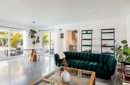 Desert Park Estates House | Chic Modern Oasis w/Saltwater Pool & Spa Overlooking San Jacinto Mountain