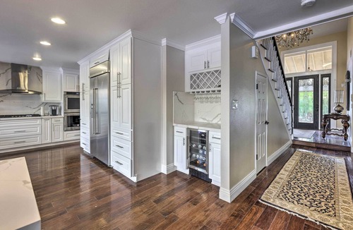 East Whittier House | Chic Whittier Oasis: Private Pool, Hot Tub & Grill