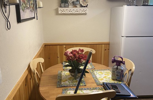 Arrowhead Villas Cabin | Cozy Stone Fireplace in a Relaxing 2 Bedroom Cabin