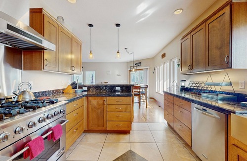 Orick House | Custom home overlooking Redwood Creek Valley - hot tub, furnished deck & firepit
