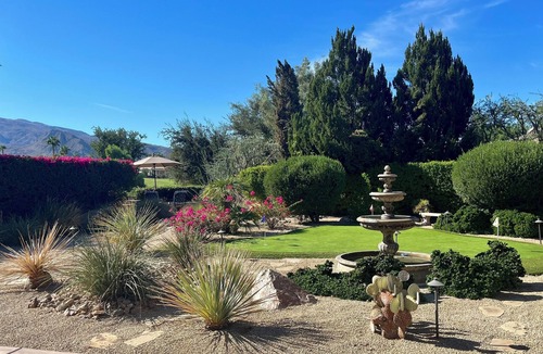 La Quinta House | Desirable 2BR, 2BA house with breathtaking views, putting green, and golf cart!n