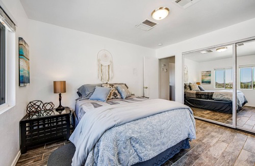 Joshua Tree Highlands House | Dog-friendly desert oasis with mountain views, private cowboy pool, WiFi, & AC