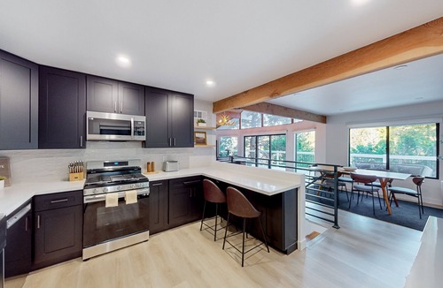 Blue Jay House | Dog-friendly home with beautiful views, large deck, smart TVs & lake access