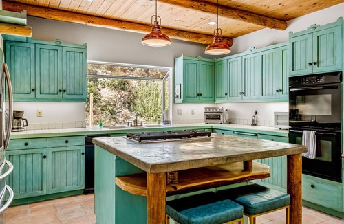 Forest Meadows House | Dog-friendly home and studio with private hot tub, central AC, and pool table