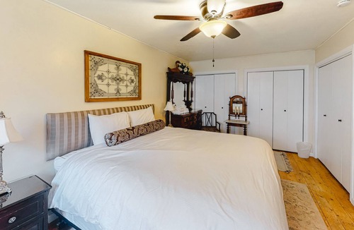 Bass Lake House | Dog-friendly home with boat slip, lake views, multiple decks, yard & WiFi