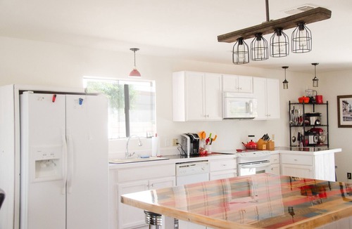 Desert Hot Springs House | Escape to a Desert Oasis with Mountain Views, | Private Pool and Golf!