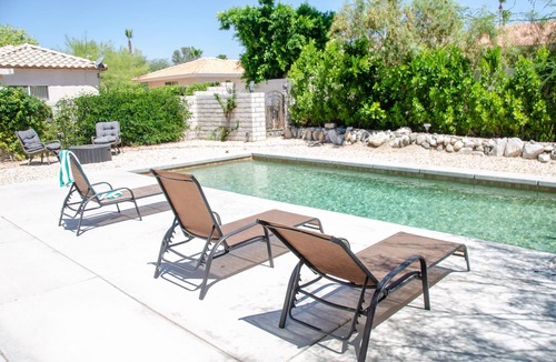 Desert Hot Springs House | Escape to a Desert Oasis with Mountain Views, | Private Pool and Golf!