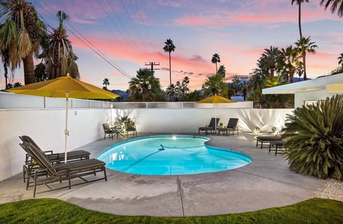 Palm Springs House | Fall Availability! Classic Villa with Hollywood Flair and Gleaming Pool!