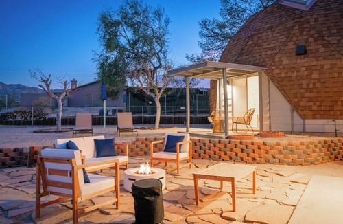 Panorama Heights House | Fire Pit - Spa - Near JTNP - Twin Domes in the Dez