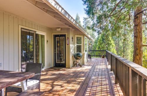 Sonora House | Forest-View Retreat Grill and Fireplace in Sonora