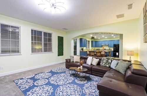 Antioch House | FUN 5BD SPACIOUS HOME—INDOOR MOVIE THEATRE, POOL TABLE, BBQ, FIRE PIT, GAMES+