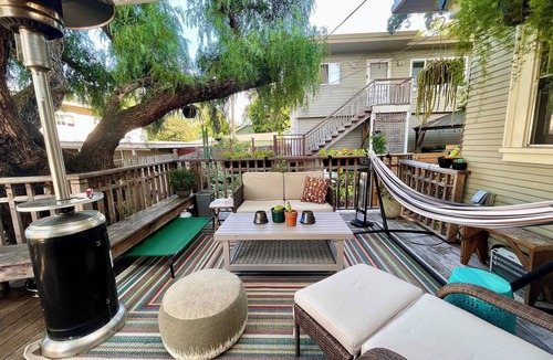 Vallejo House | Garden Suite: Private Deck, Saltwater Hot Tub & Fast Wi-Fi