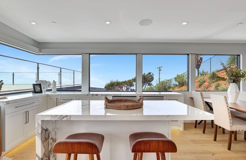 Western Malibu House | Gated Ocean View Horizon Hills Estate with Pool, Spa & Panoramic Roof Deck!