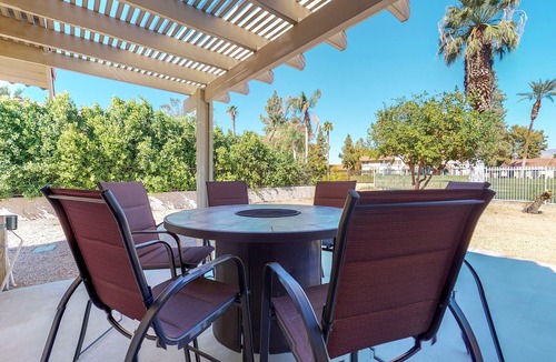 Indio House | Golf course home w/ping-pong & foosball - two miles from fairgrounds - dogs OK