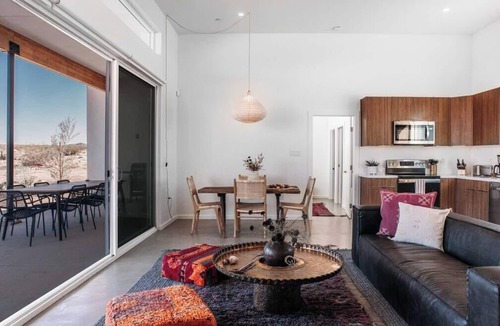 Joshua Tree House | Healing Desert Retreat with Pool, Hot Tub, Views on 10-Acres · The Refuge