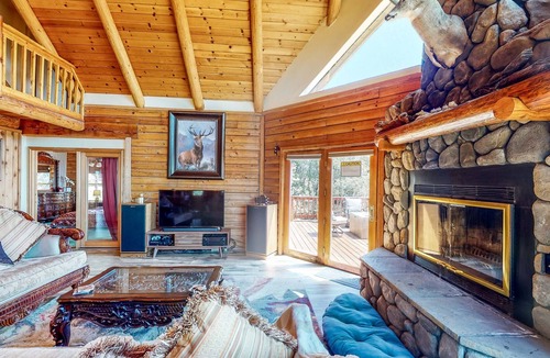 Phoenix Lake-Cedar Ridge House | Hillside cabin with spectacular views, balconies