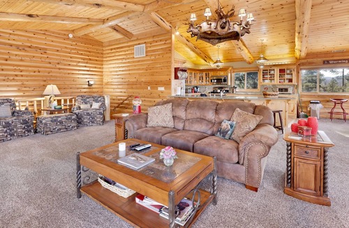 Ironwood Estates Cabin | Hillside Haven- Lakeview Log Cabin- Pool Table-