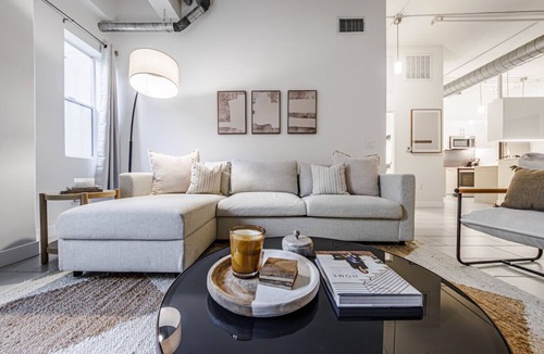Historic Core Apartment | Industrial-Style 2BR Condo Downtown LA W/Rooftop