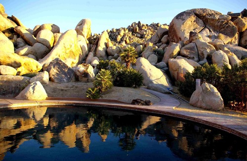 Panorama Heights House | Joshua Tree Retreat Private Pool, Gardens & Cave-Inspired Estate