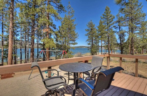 Patton Cabin | Lakefront, Dock, Hot Tub, Swingset, Deck Views | Classic Lake House by AvantStay