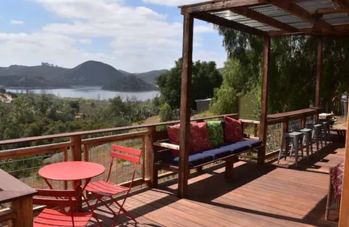 Del Dios House | Lakeview tiny house w/hillside pool
