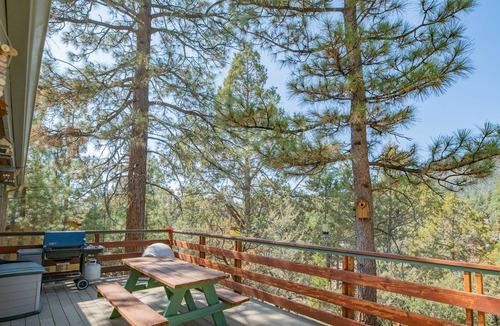 Whispering Forest House | Lazy Bear Lodge - 3BR/2BA/relaxing forest views/Smart TV/Wifi/Fenced Yard