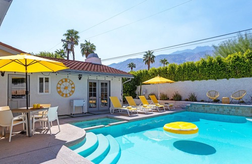 El Mirador House | Lemon Twist - Read The Reviews! Very Private Palm Springs Pool Yard!
