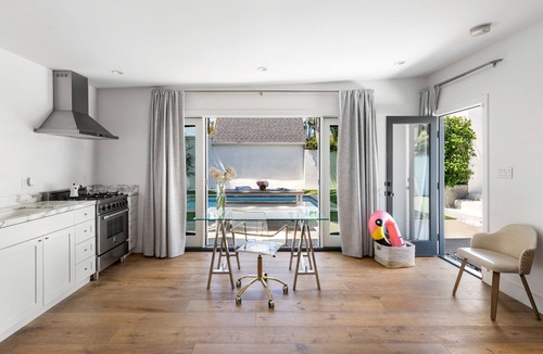 Beverly Grove House | Los Angeles retreat with with heated pool fire pit and beautiful outdoor areas