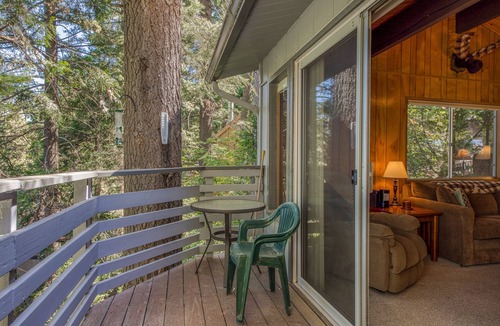 Arrowhead Villas Cabin | Lovely Hillside Retreat w/Fireplace & Furnished Deck - Near Sky Park