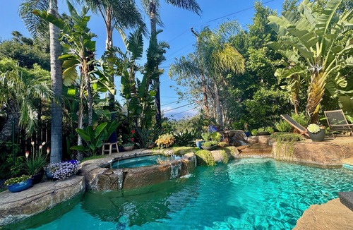 South Arroyo House | Lush Garden Hideaway & Pool – A Rare Pasadena Gem 5 min from the Rose Bowl