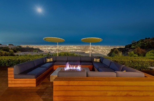 The Bird Streets House | Luxe Hollywood Hills Modern, City Views, Pool/Spa