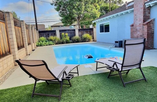 Costa Mesa House | Luxury House with Pool, Spa, Video Games and More!