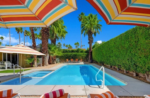 El Mirador House | Luxury Midcentury Home in Movie Colony +Pool & Spa+Mtn Views - House of 57
