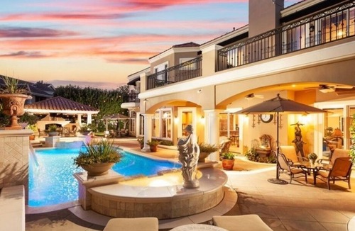 Laguna Hills House | Luxury Pool Home with Movie Theater, Sauna and Gym. Close to Beach!