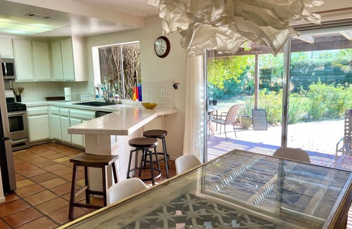 Indio House | Magical Garden Retreat with Pool, Hot Tub & Mountain Views✨