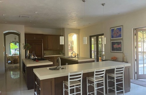 Carmel Valley House | Mediterranean Lovely Courtyard & Pool. 5-bedroom home in Sunny Carmel Valley