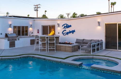 Racquet Club Estates House | Mellow Yellow Butterfly-Featured in Modernism Tour