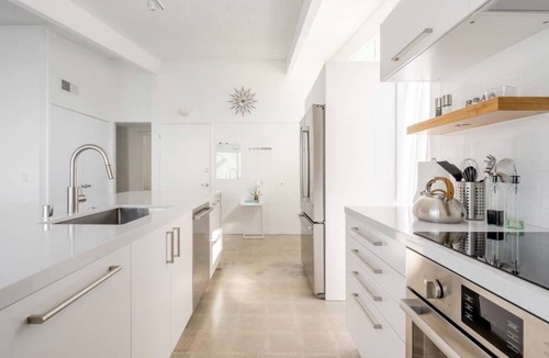Racquet Club Estates House | Mid-century Alexander w Heated Saltwater Pool/Spa, Tesla Charger