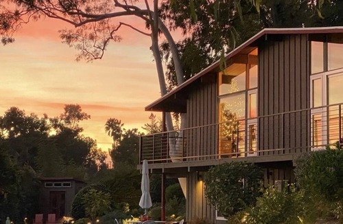 Altadena House | Mid Century Estate, Private Suite with Pool/Jacuzzi/Gym